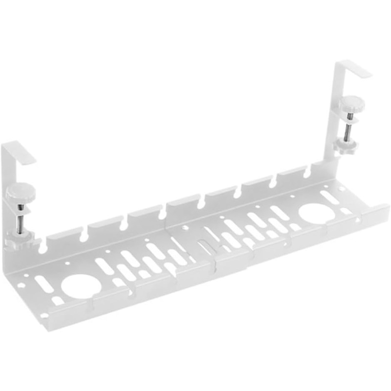 Desk Cable Organizer - Heavy Duty Retractable Cable Organizer Tray