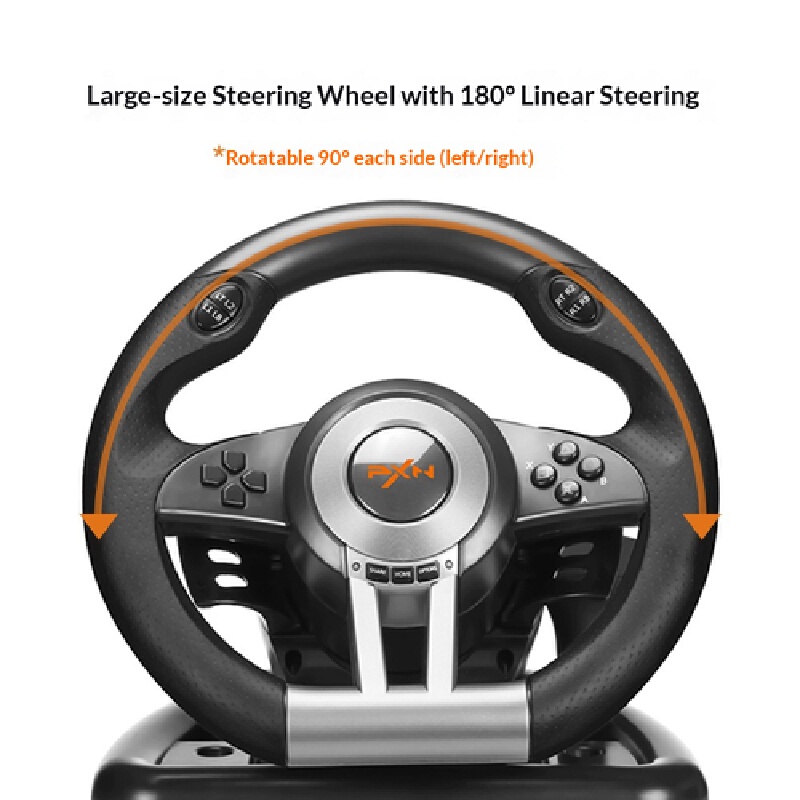 Racing Game Steering Wheel Pxn - Pc Gaming Xbox Controller review and price
