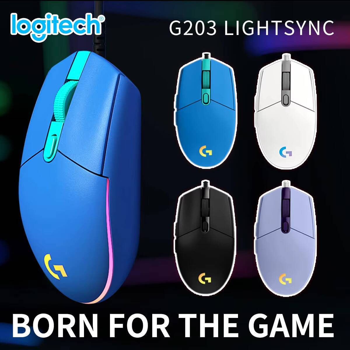 Logitech G203 LIGHTSYNC Gaming - Pc Gaming Logitech review and price