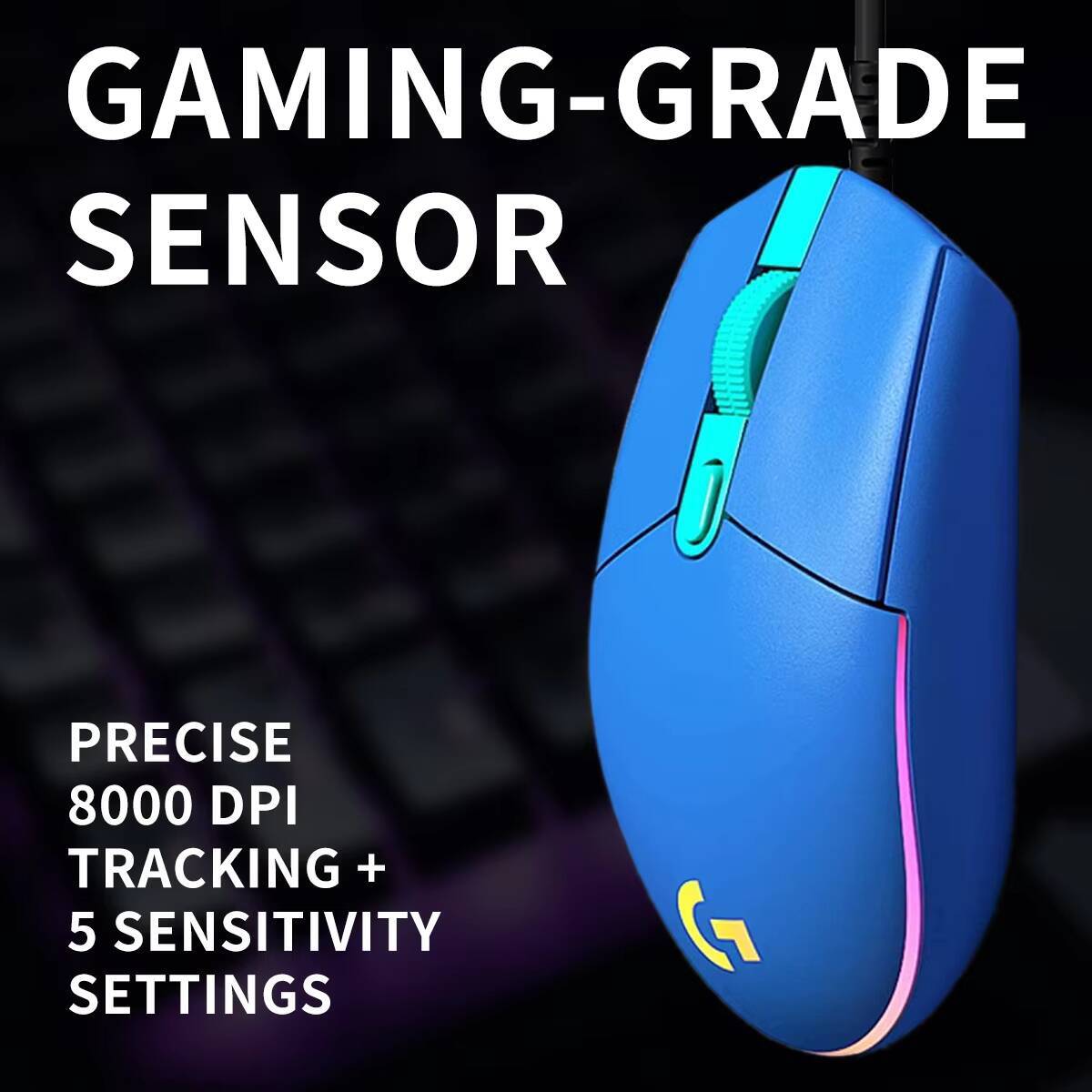 Logitech G203 LIGHTSYNC Gaming - Pc Gaming Logitech review and price