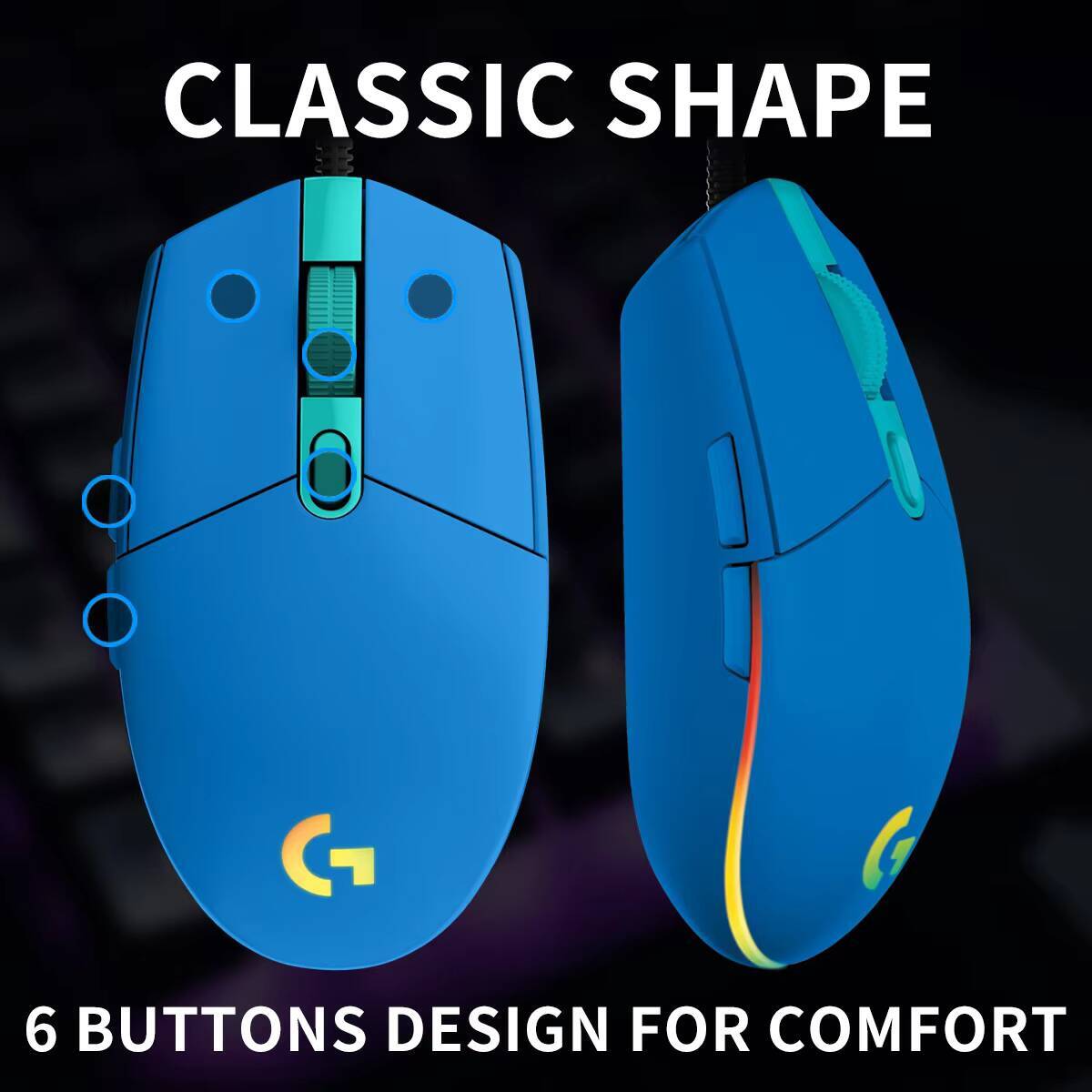 Logitech G203 LIGHTSYNC Gaming - Pc Gaming Logitech review and price