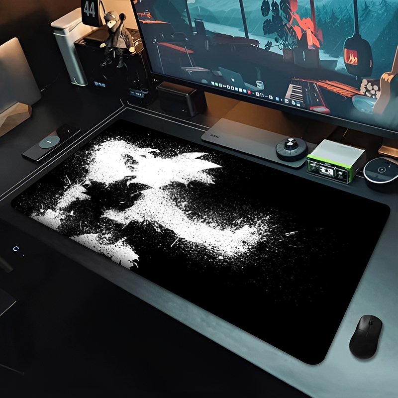 DBZ Black Anime Mouse Pad Drag - Pc Gaming Keyboard review and price