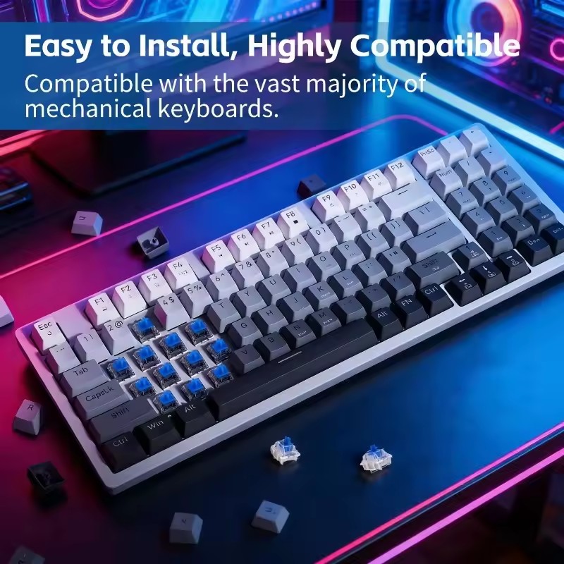 10-30Pcs 3 Pin Blue Red Brown  - Mechanical Keyboard review and price