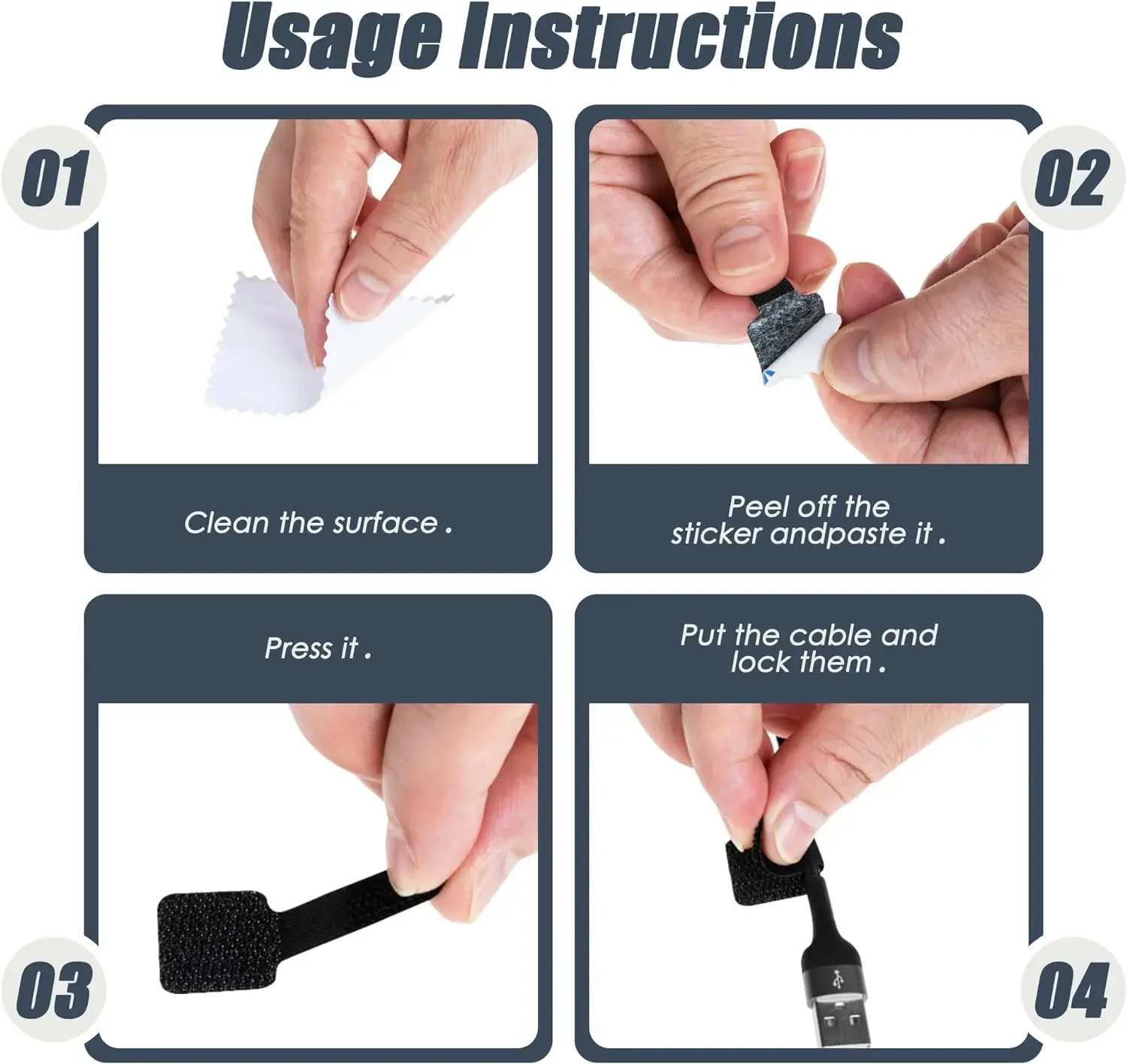 New Reusable Cable Ties Velcro - Desk Cable Organizer review and price