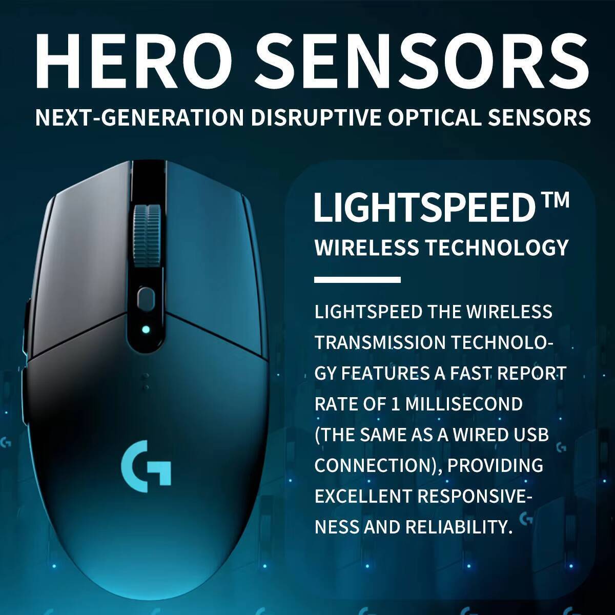 Logitech G304 Wireless Mouse L - Pc Gaming Logitech review and price