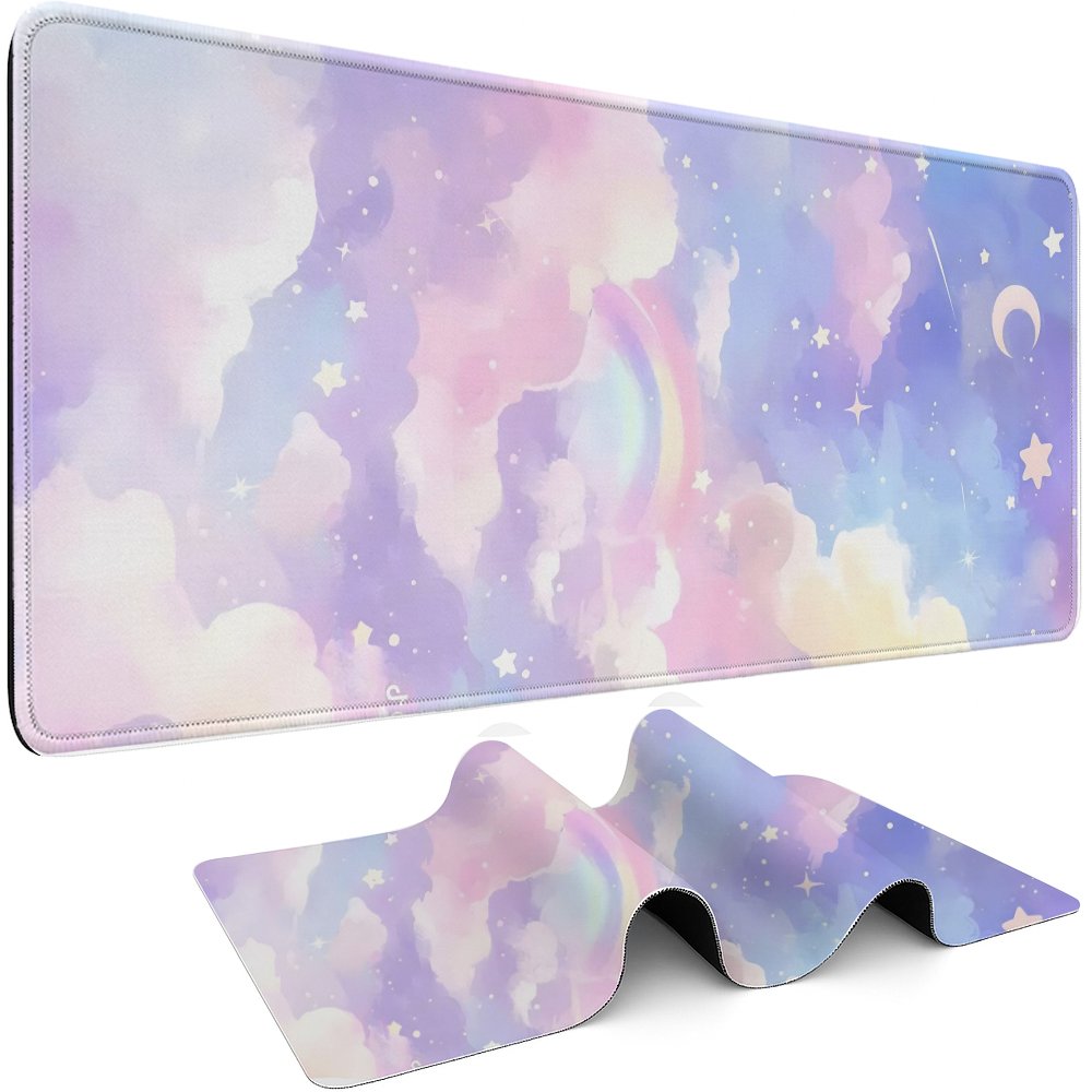 Pastel Rainbow Cloud Stars Ext - Pc Gaming Cloud Free review and price