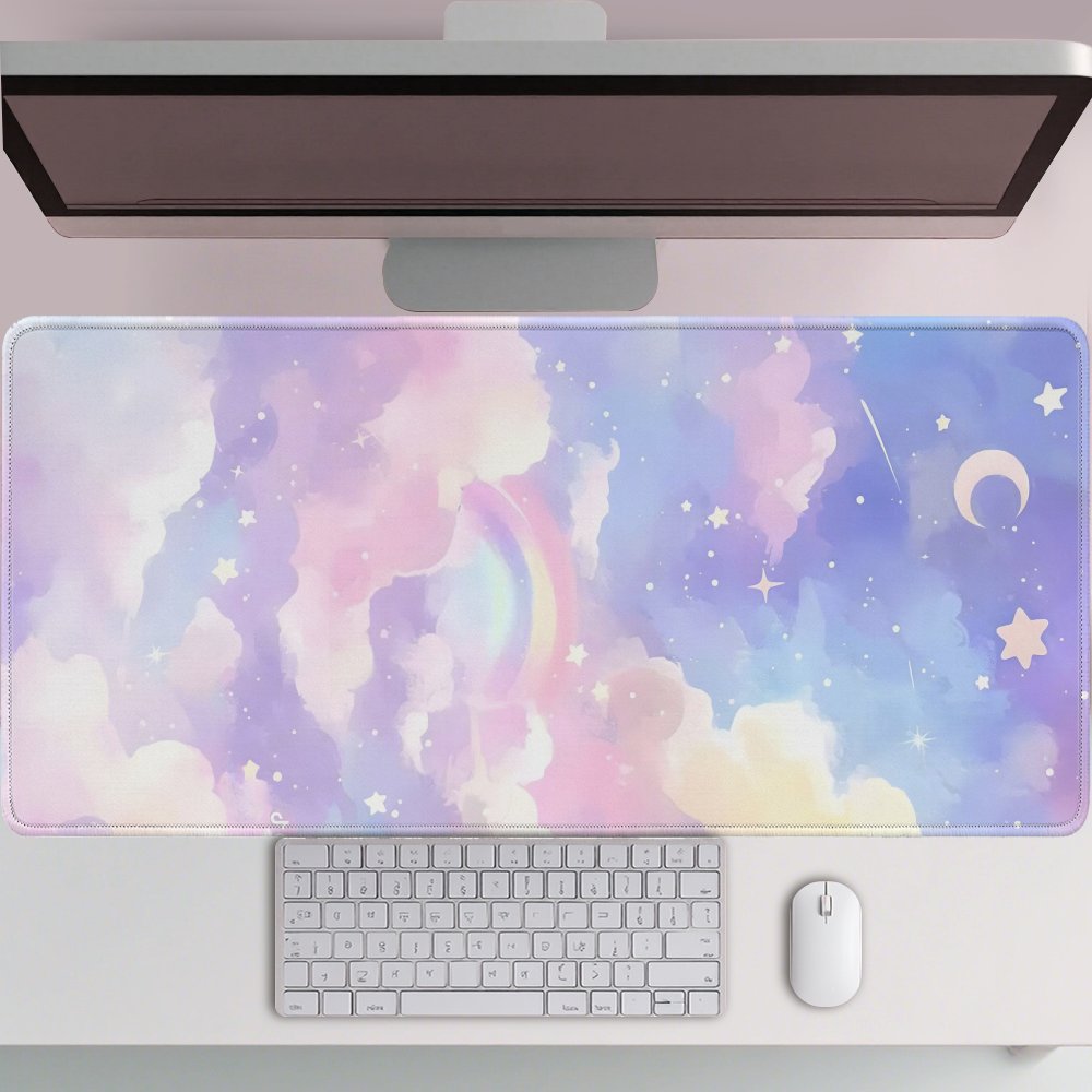Pastel Rainbow Cloud Stars Ext - Pc Gaming Cloud Free review and price