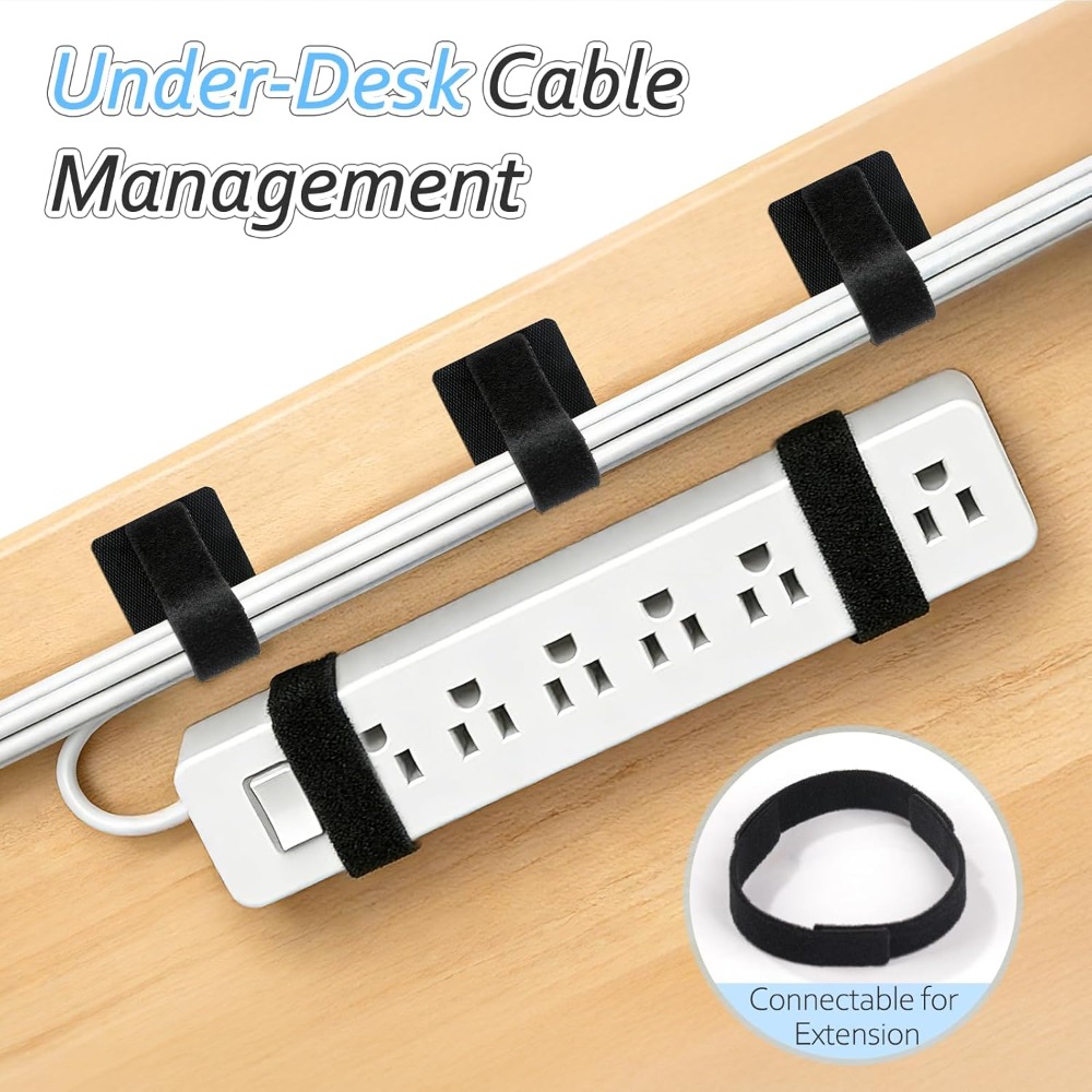 4-28Sets Self-Adhesive Ties Re - Desk Cable Organizer review and price