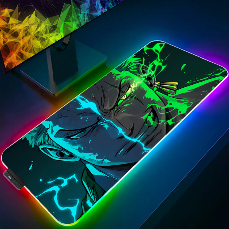 ONE PIECE Zoro Mouse Pad RGB G - Pc Gaming Keyboard review and price