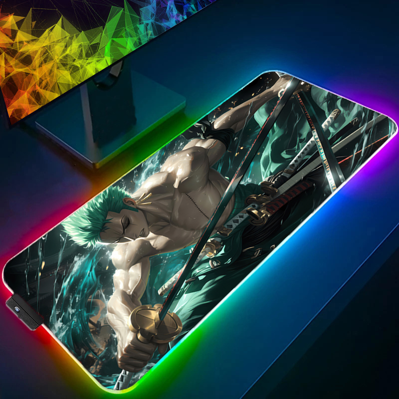 ONE PIECE Zoro Mouse Pad RGB G - Pc Gaming Keyboard review and price