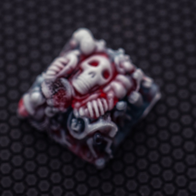 Gameboy Custom Skeleton Resin  - Mechanical Keyboard review and price
