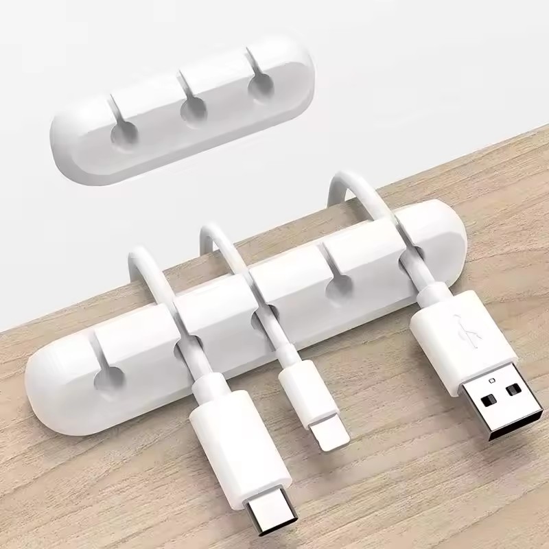 Silicone USB Cable Organizer U - Desk Cable Organizer review and price