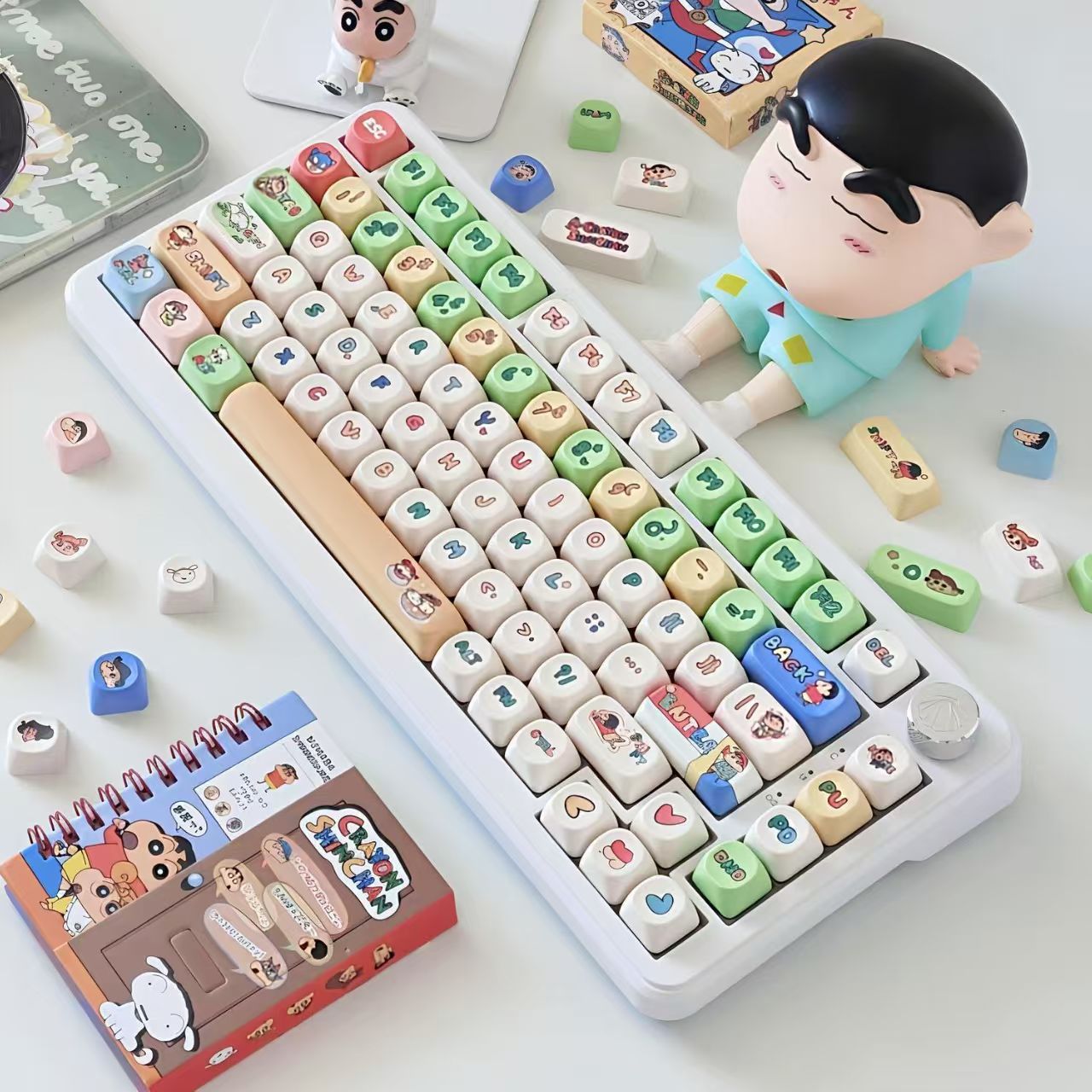 Crayon Shin-chan MOA Keycap Cu - Mechanical Keyboard review and price