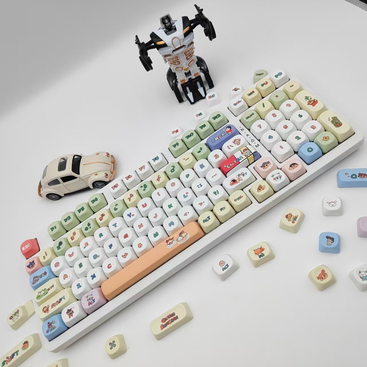 Crayon Shin-chan MOA Keycap Cu - Mechanical Keyboard review and price