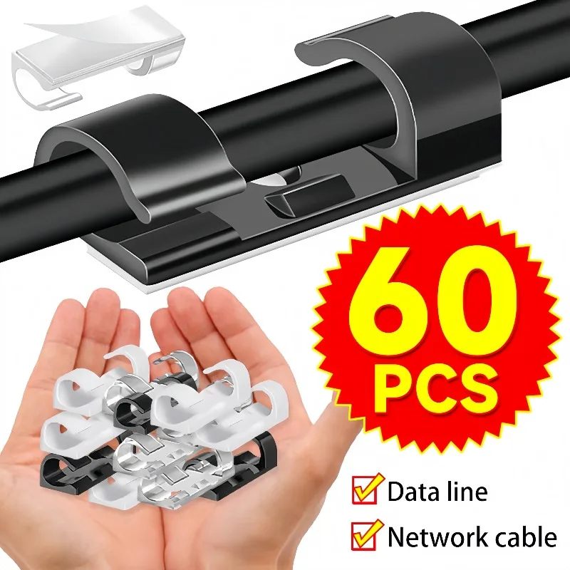 Wire Holder Wall Cable Clips S - Desk Cable Organizer review and price