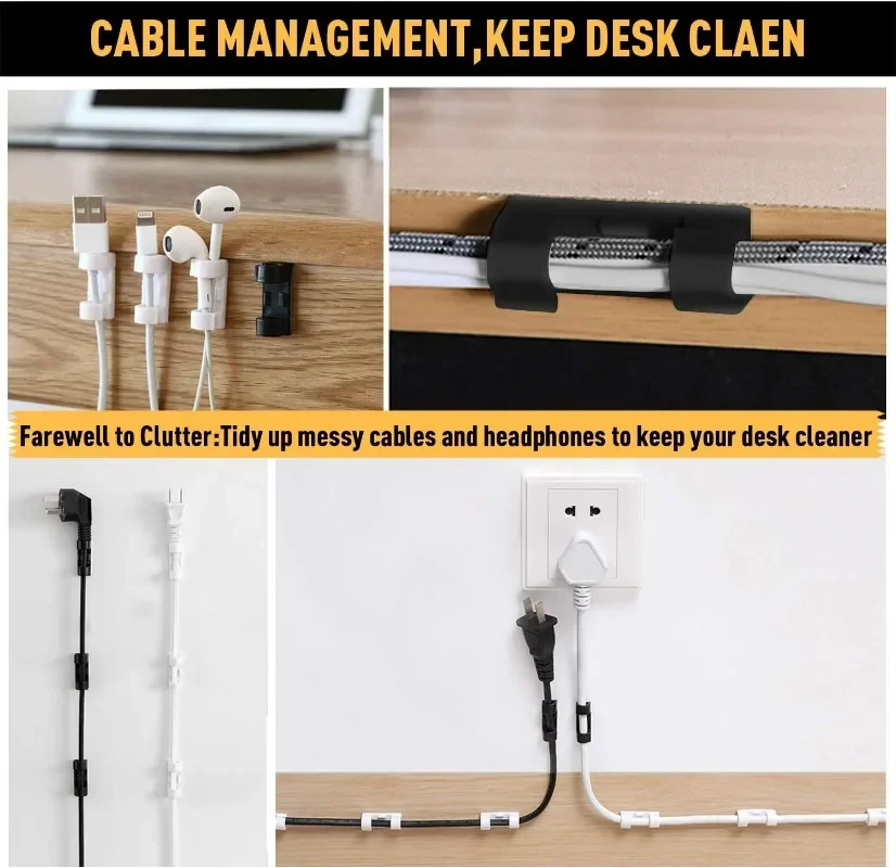Wire Holder Wall Cable Clips S - Desk Cable Organizer review and price