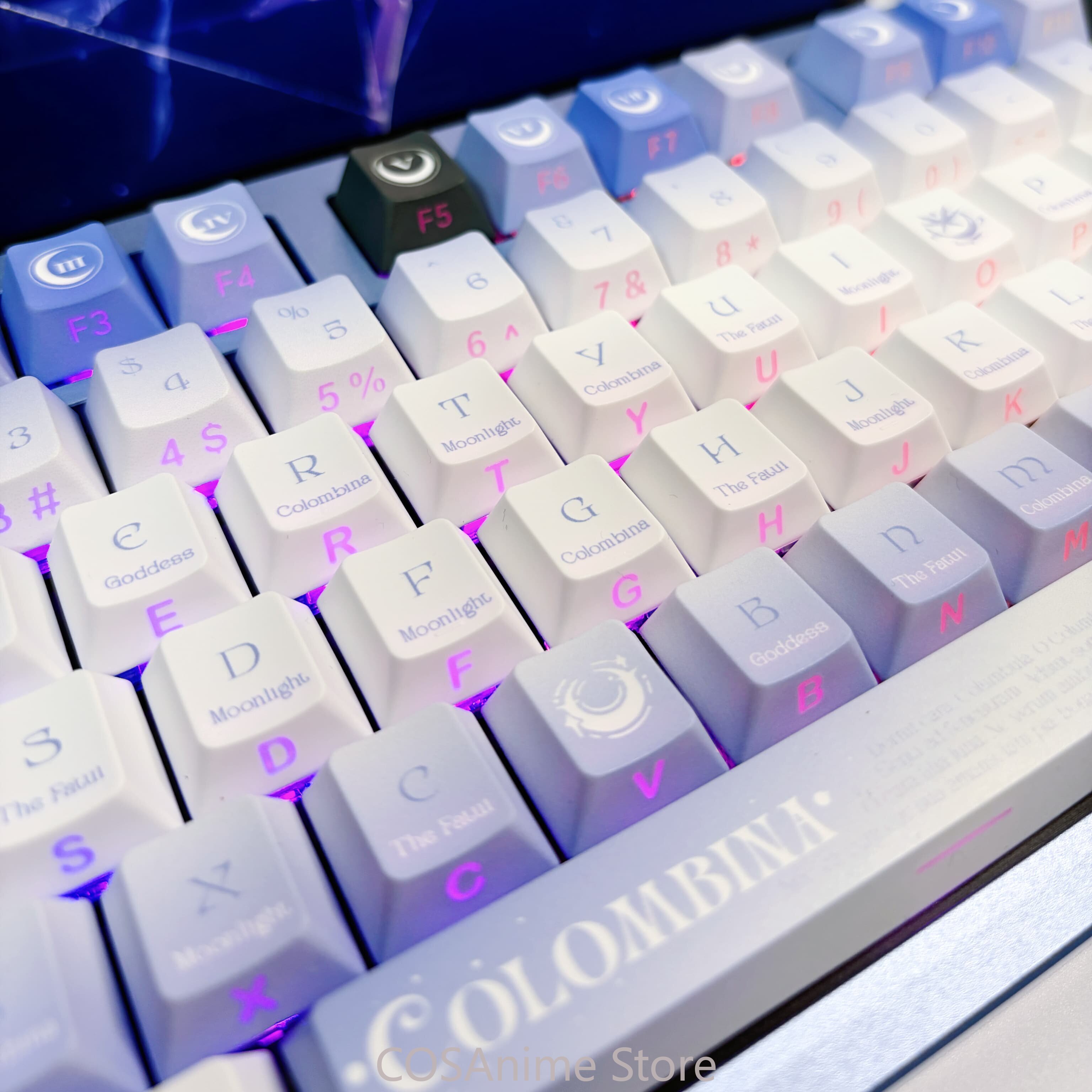 Genshin Impact Columbina Anime - Mechanical Keyboard review and price
