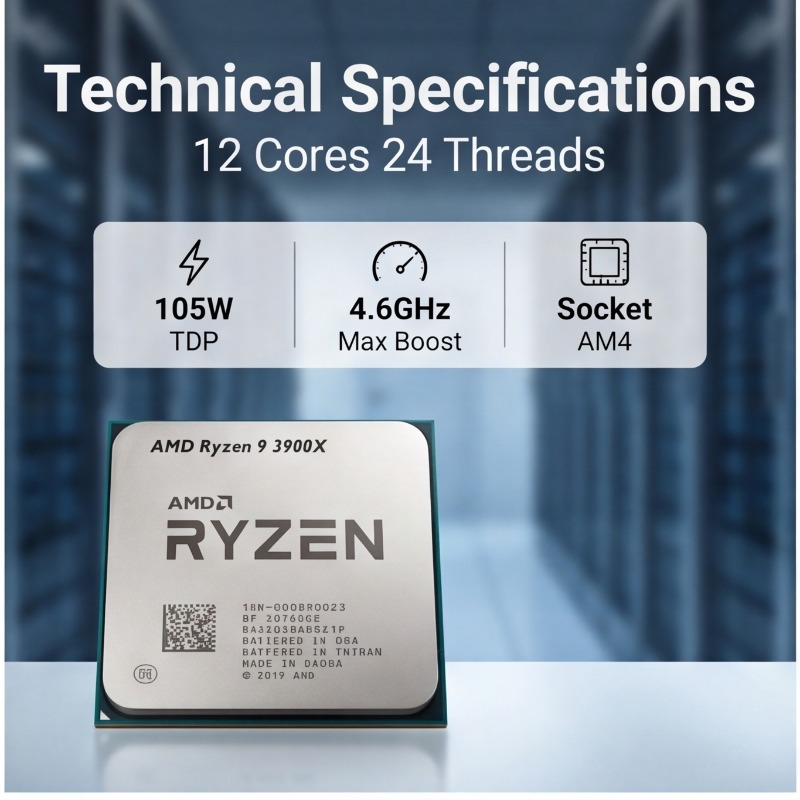 Ryzen 9 3900X AMD Desktop CPU  - Amd Cpu Ryzen 9 review and price