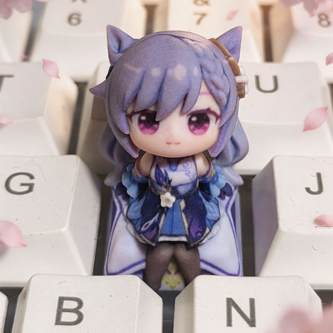 Genshin Impact Keqing  Anime C - Mechanical Keyboard review and price