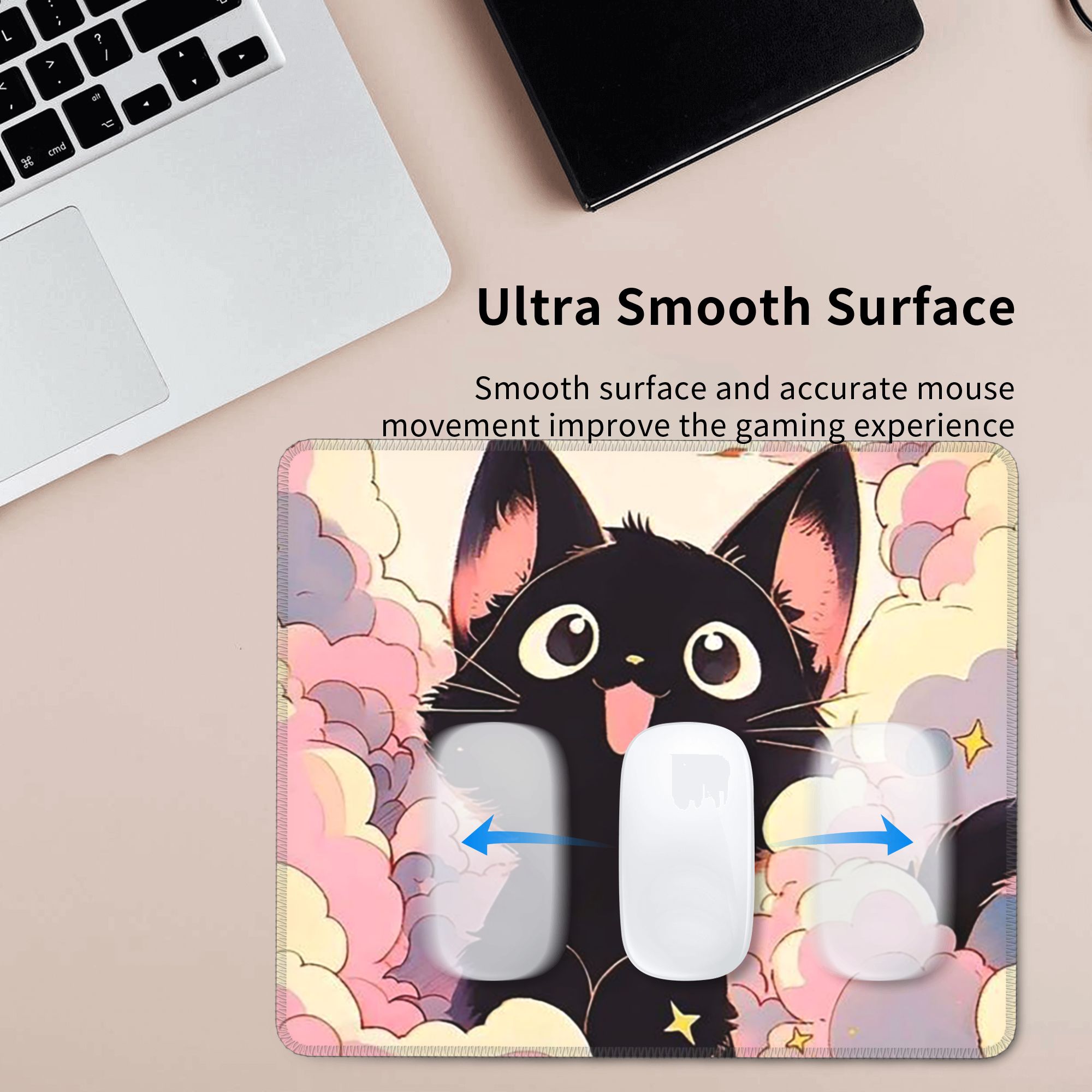Romantic Black Cat In Cloud Il - Pc Gaming Cloud Free review and price