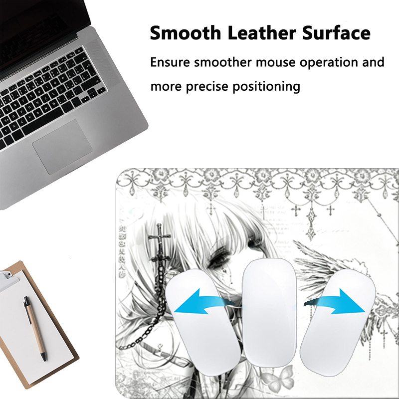 Leather Mousepad Black White A - Pc Gaming Keyboard review and price