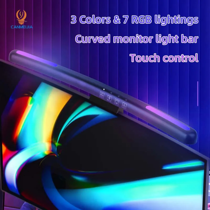 Curved LED Monitor Light Bar U - Pc Gaming Handheld review and price