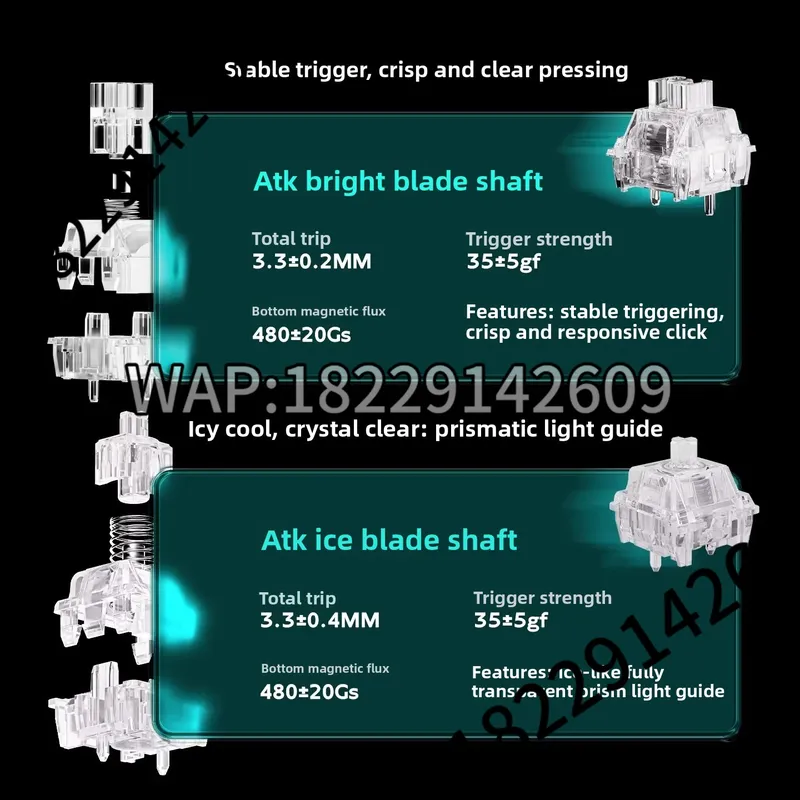 ATK RS7 Air Keyboard Magnetic  - Mechanical Keyboard review and price